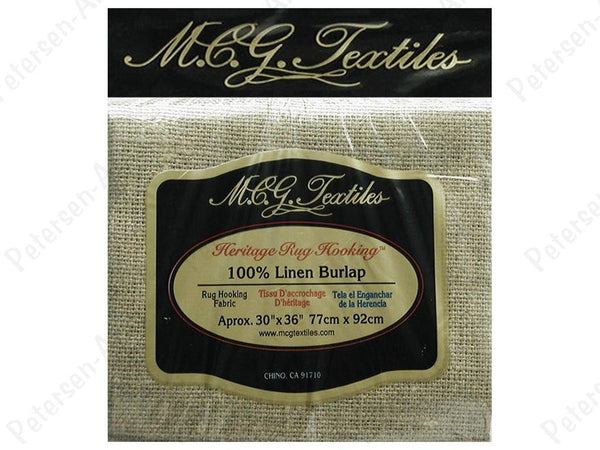 M.C.G. Textiles Linen Burlap Packaged 30"x 36"
